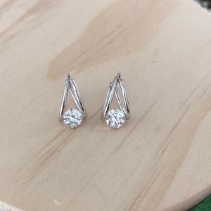 14k white gold earrings